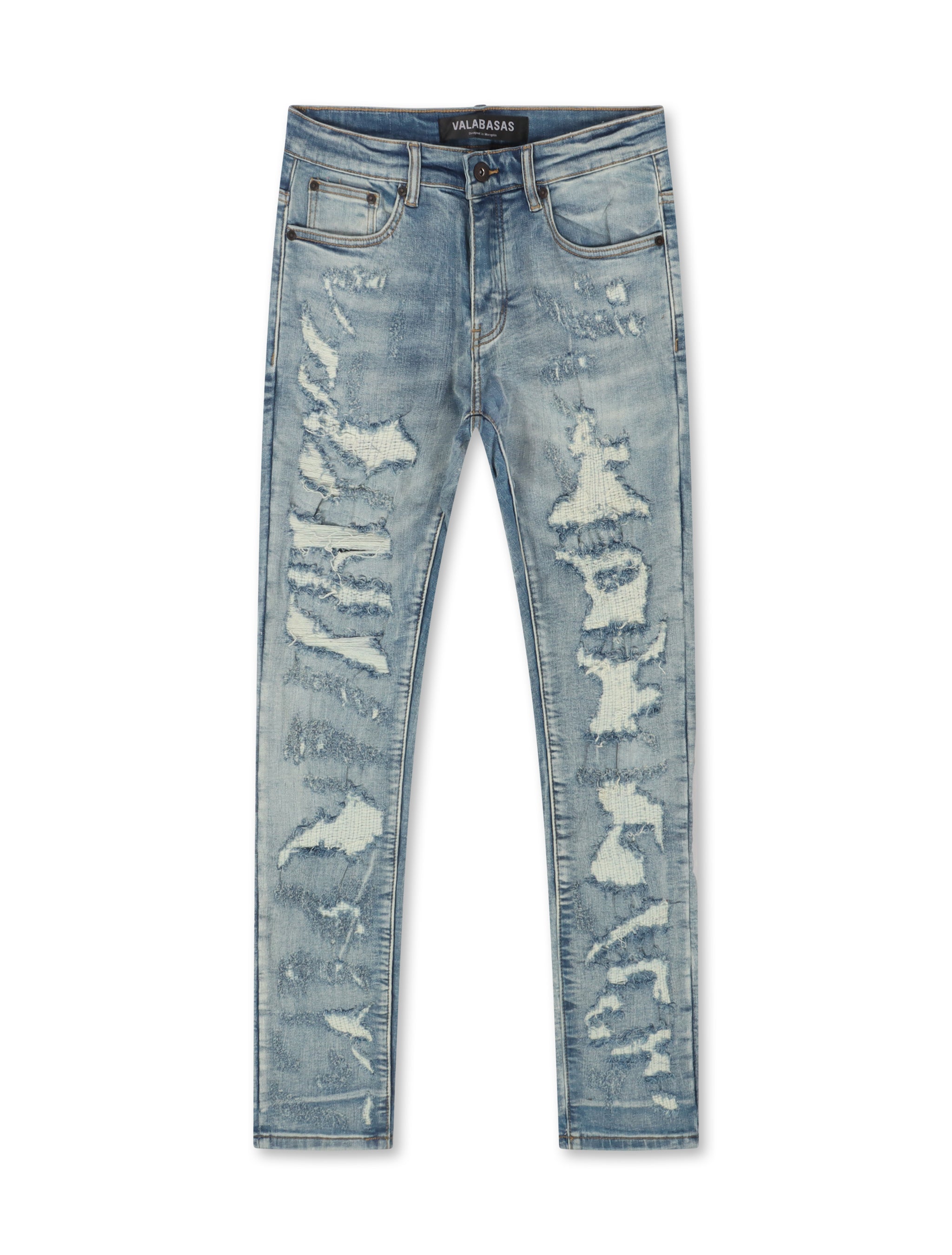 Valabasas Payload Skinny Jean - Light Blue Wash