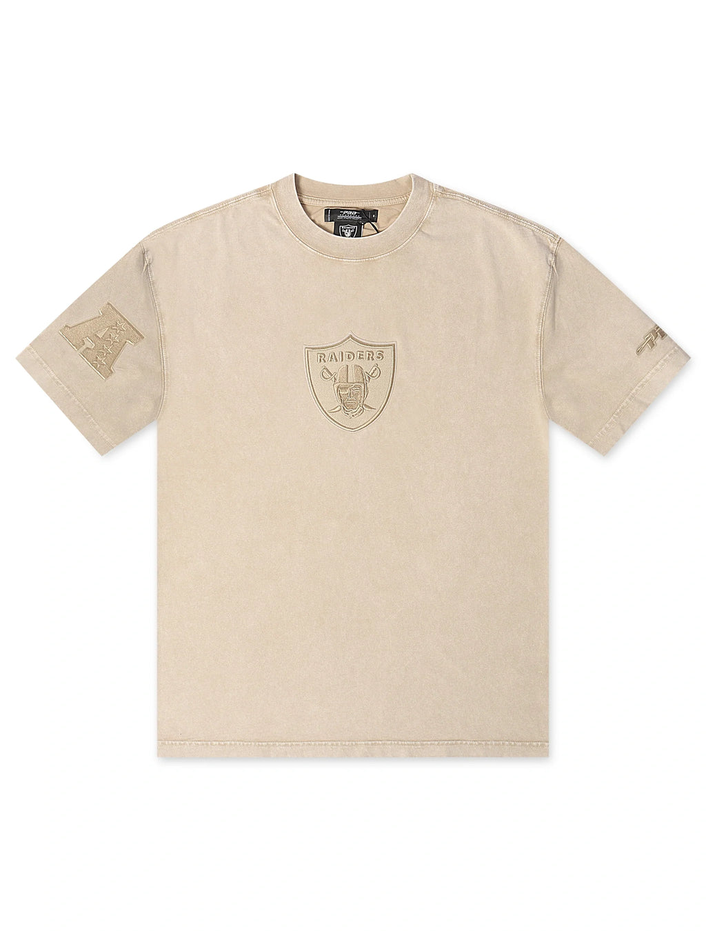 Pro Standard Raiders Logo Tee - Vintage Beige
