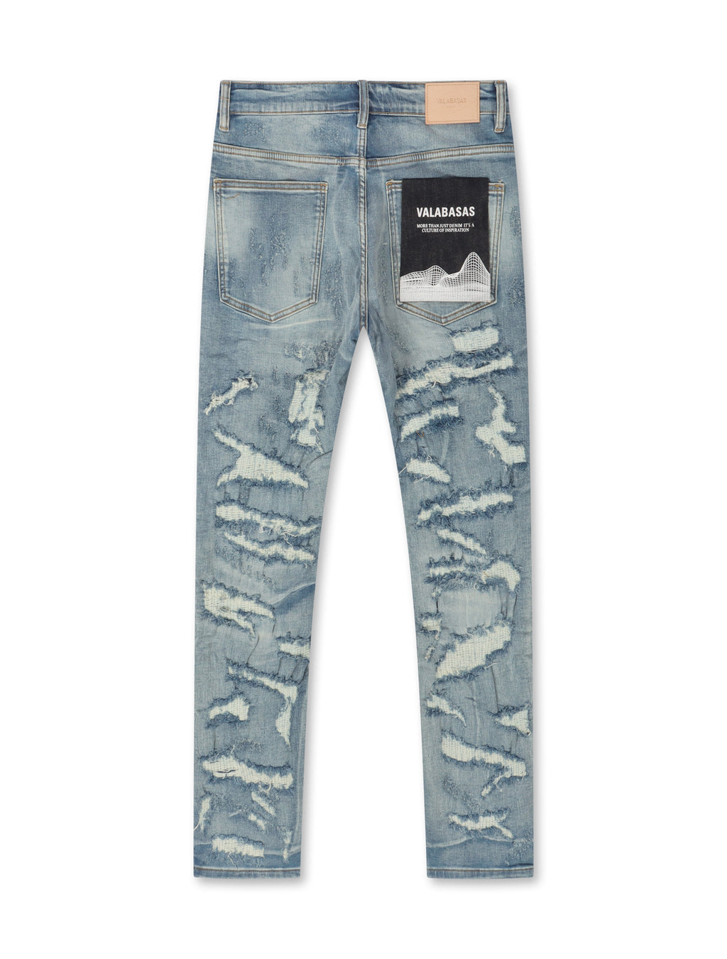 Valabasas Payload Skinny Jean - Light Blue Wash