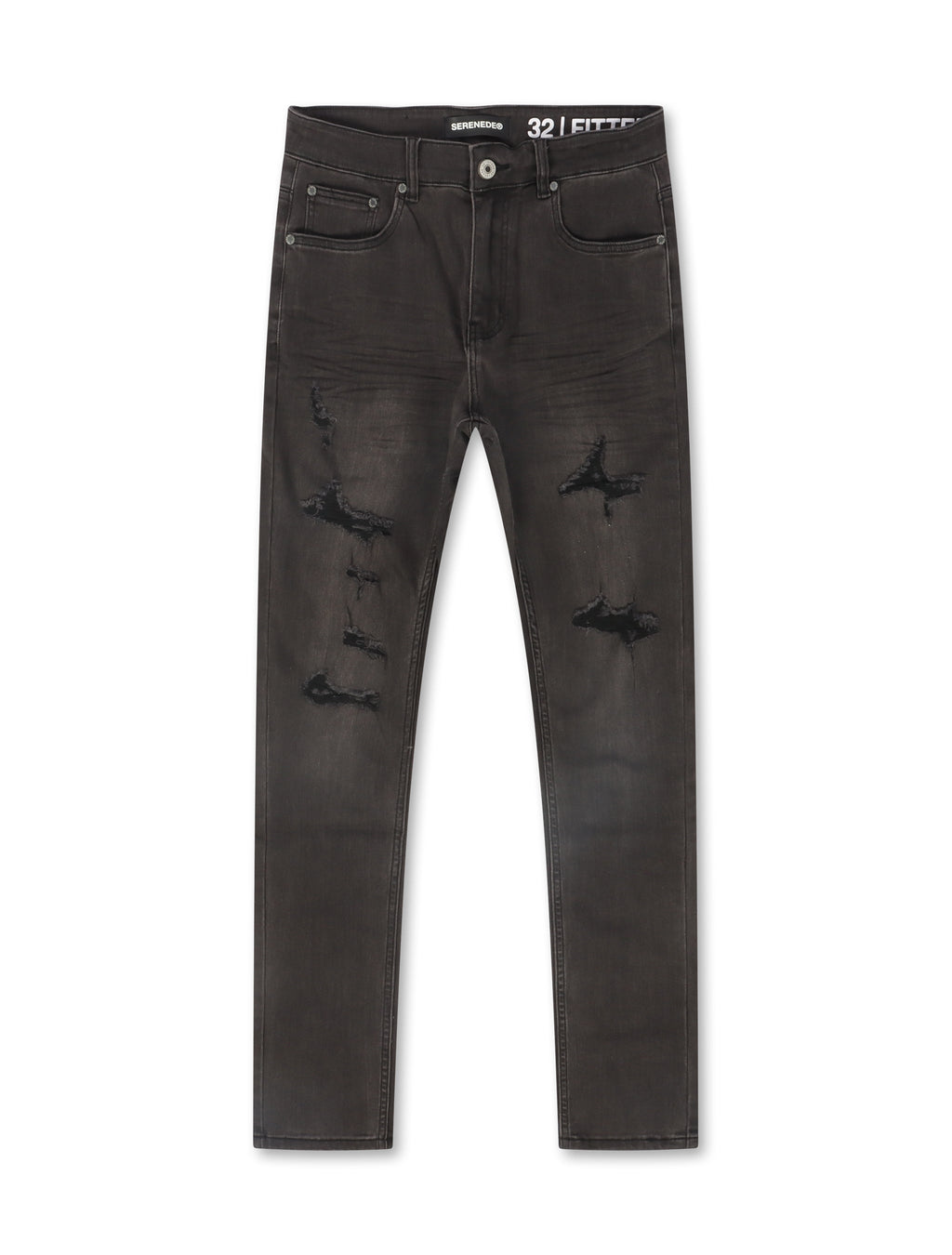 Serenede Shadow 33 Skinny Jeans - Coal