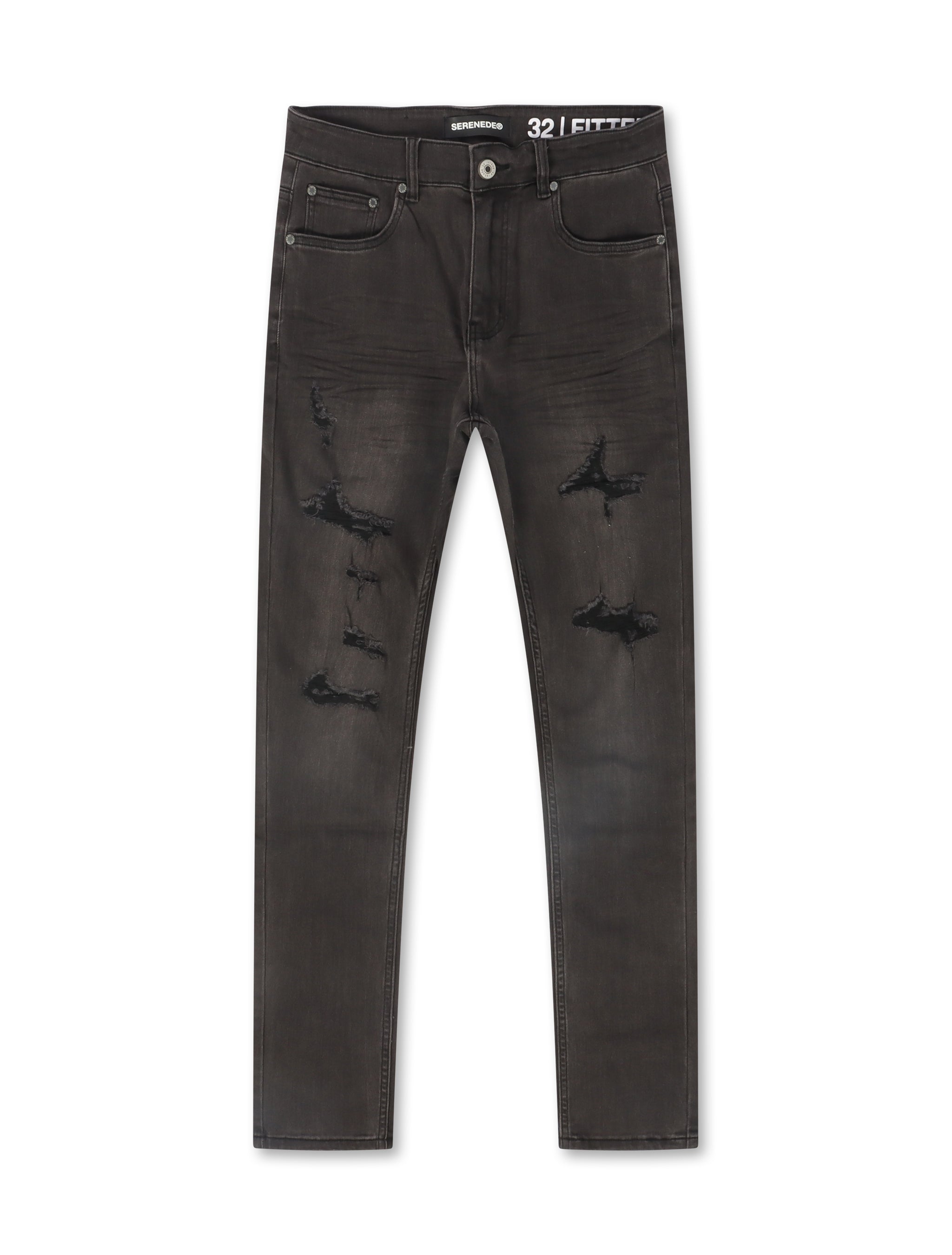 Serenede Shadow 33 Skinny Jeans - Coal