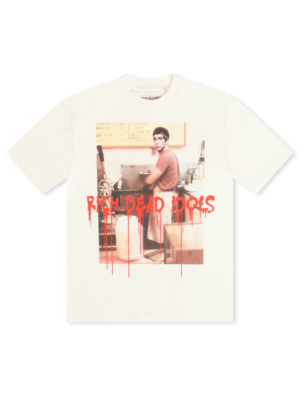 Rich Dead Idols Money Tee - White