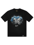 Hasta Muerte Twin Skull Tee - Black