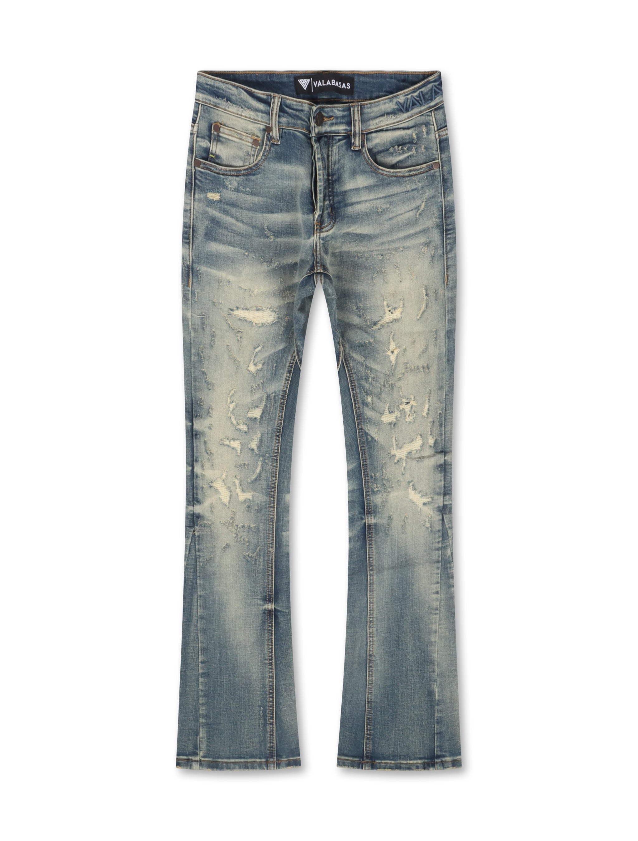 Valabasas Hibet Stacked Jeans - Vintage Blue