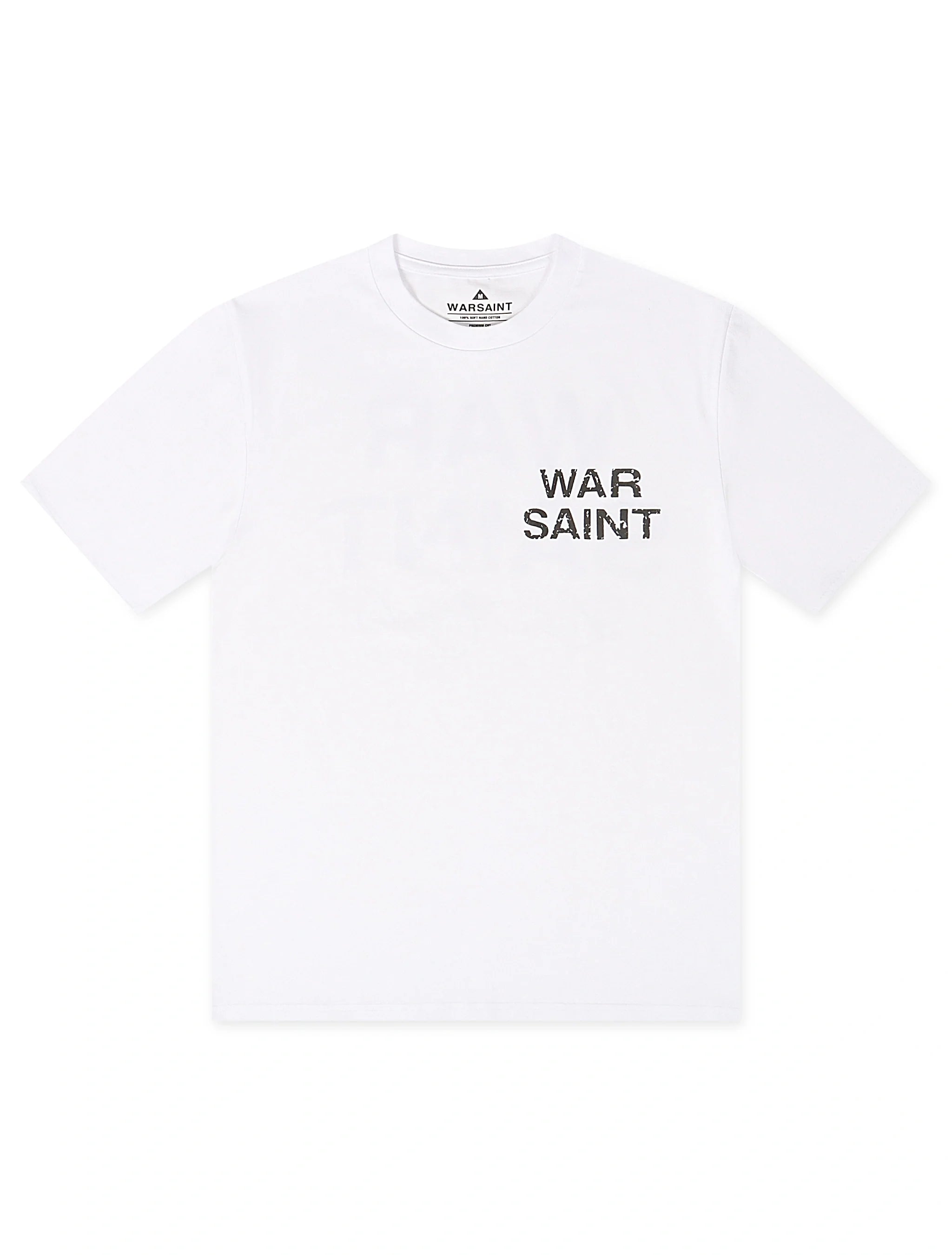 Warsaint LA Script Tee - White/Black