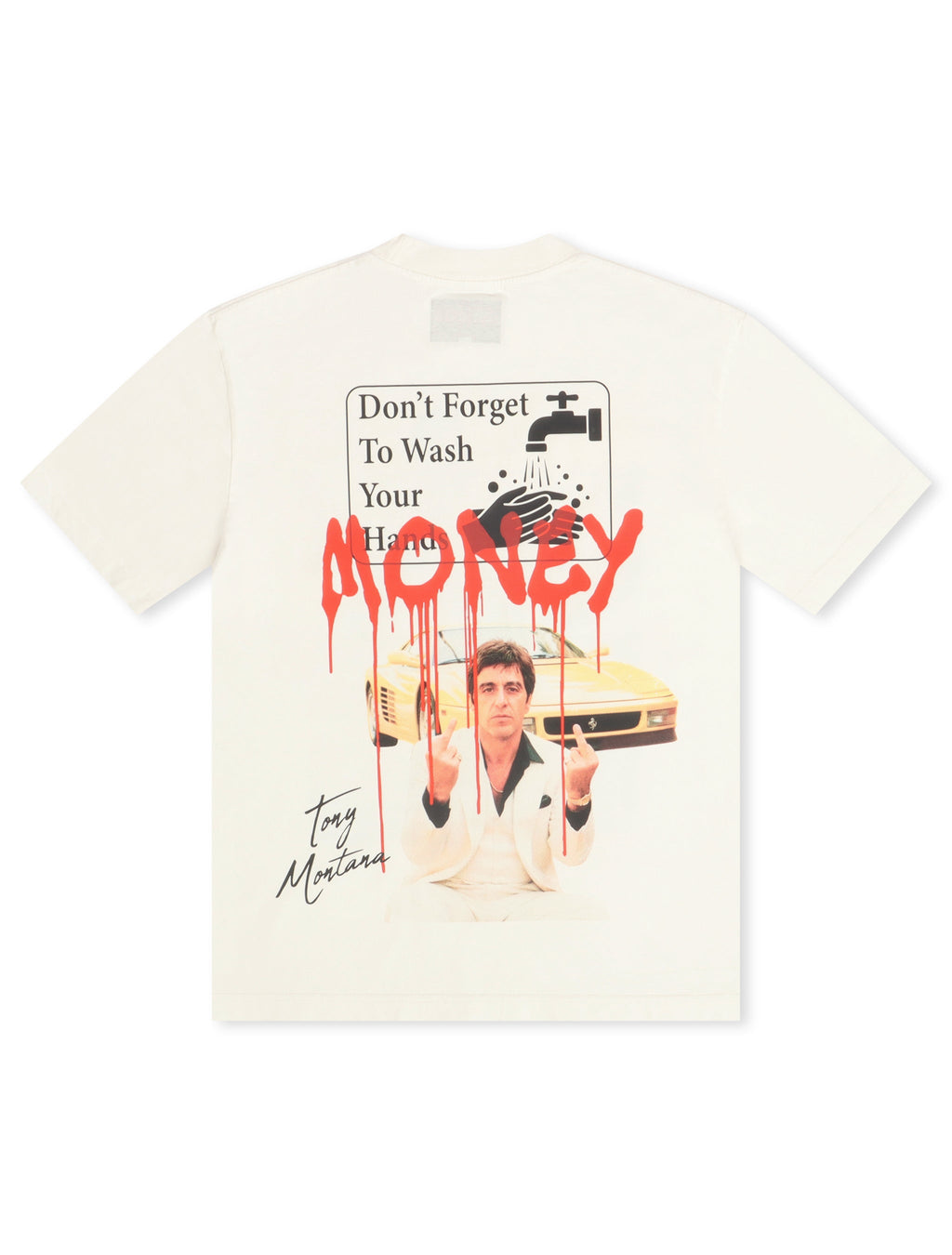 Rich Dead Idols Money Tee - White