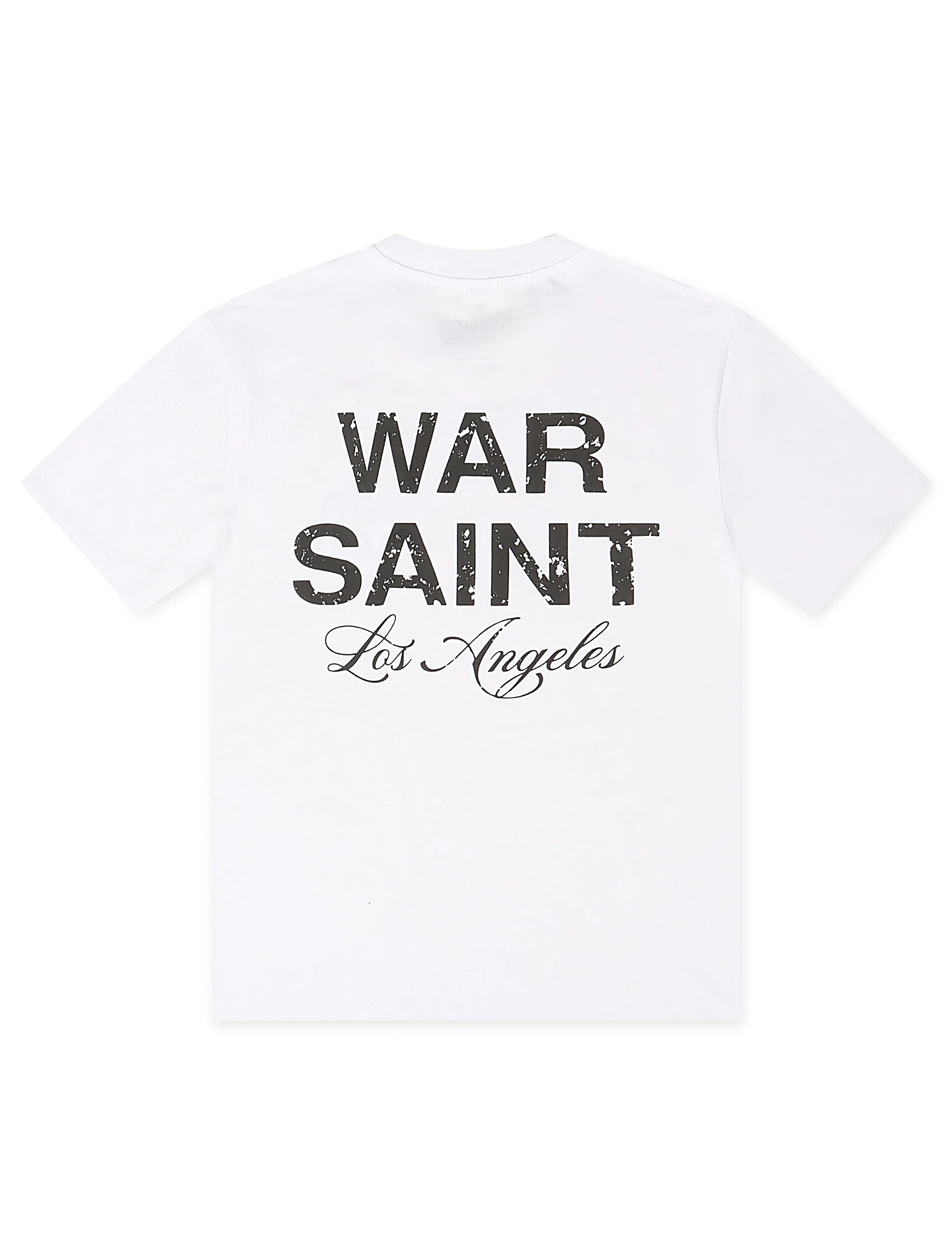 Warsaint LA Script Tee - White/Black