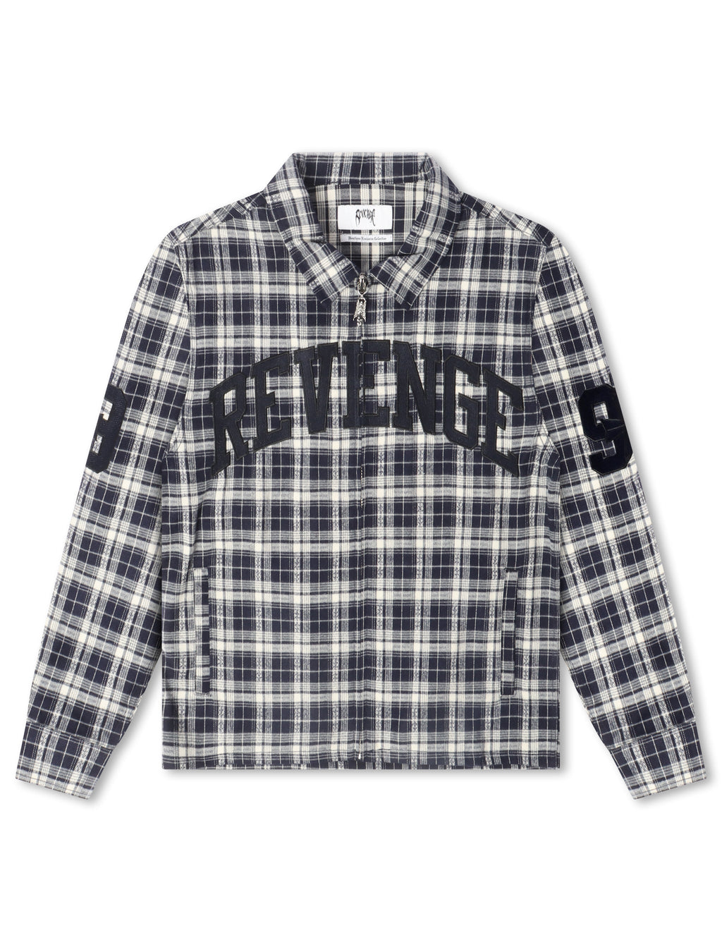 Revenge Valkyrie Embroidered Flannel - Navy