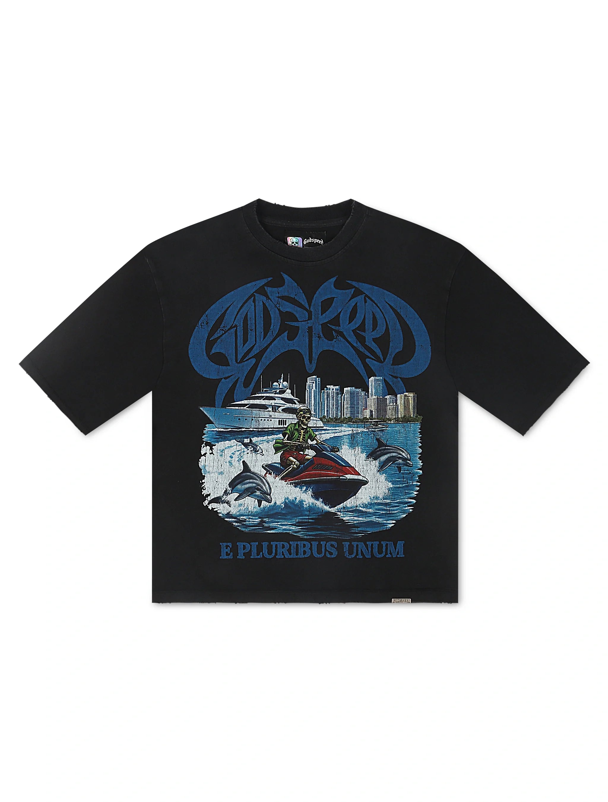Godspeed GMYC Wave Runner Boxy Tee - Black
