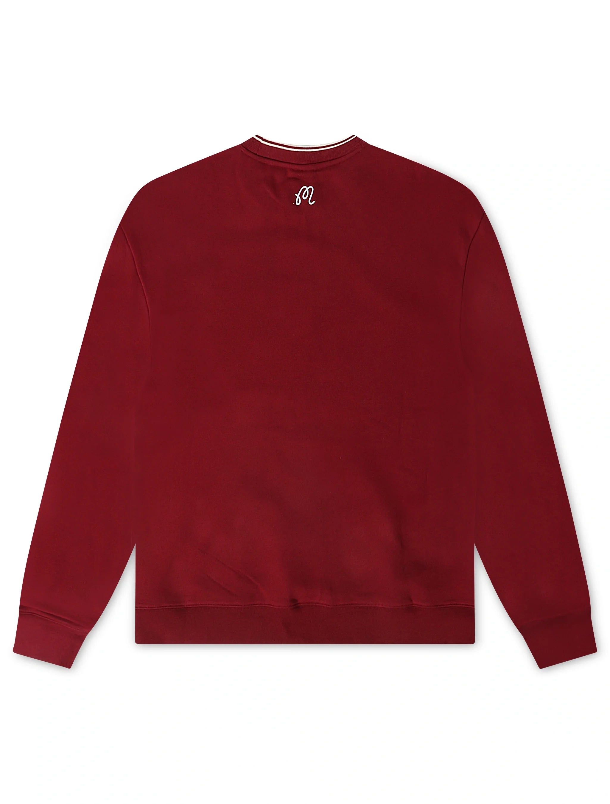 Malbon Monarch Crewneck - Red Mahogany
