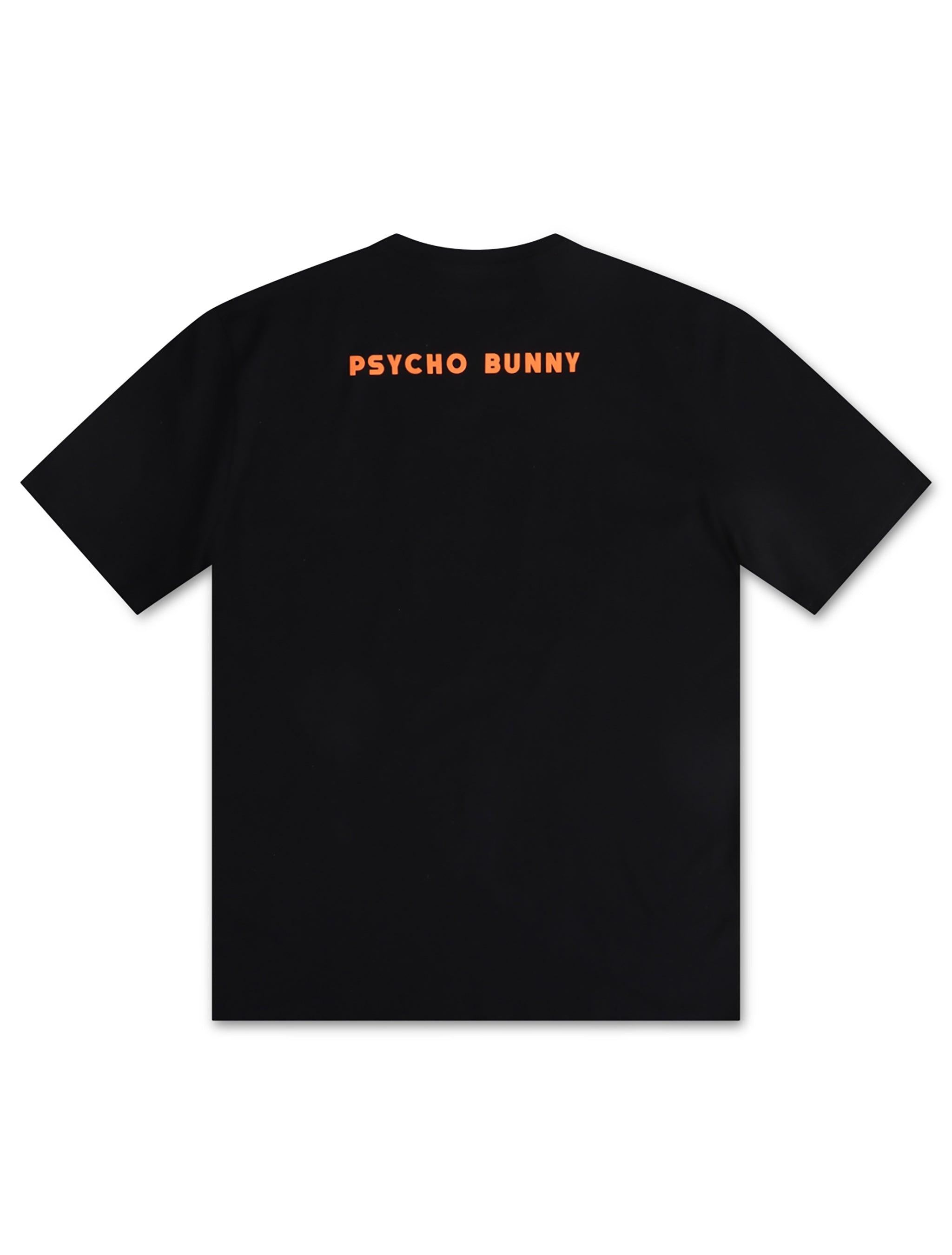 Psycho Bunny Wellington Graphic Tee - Black