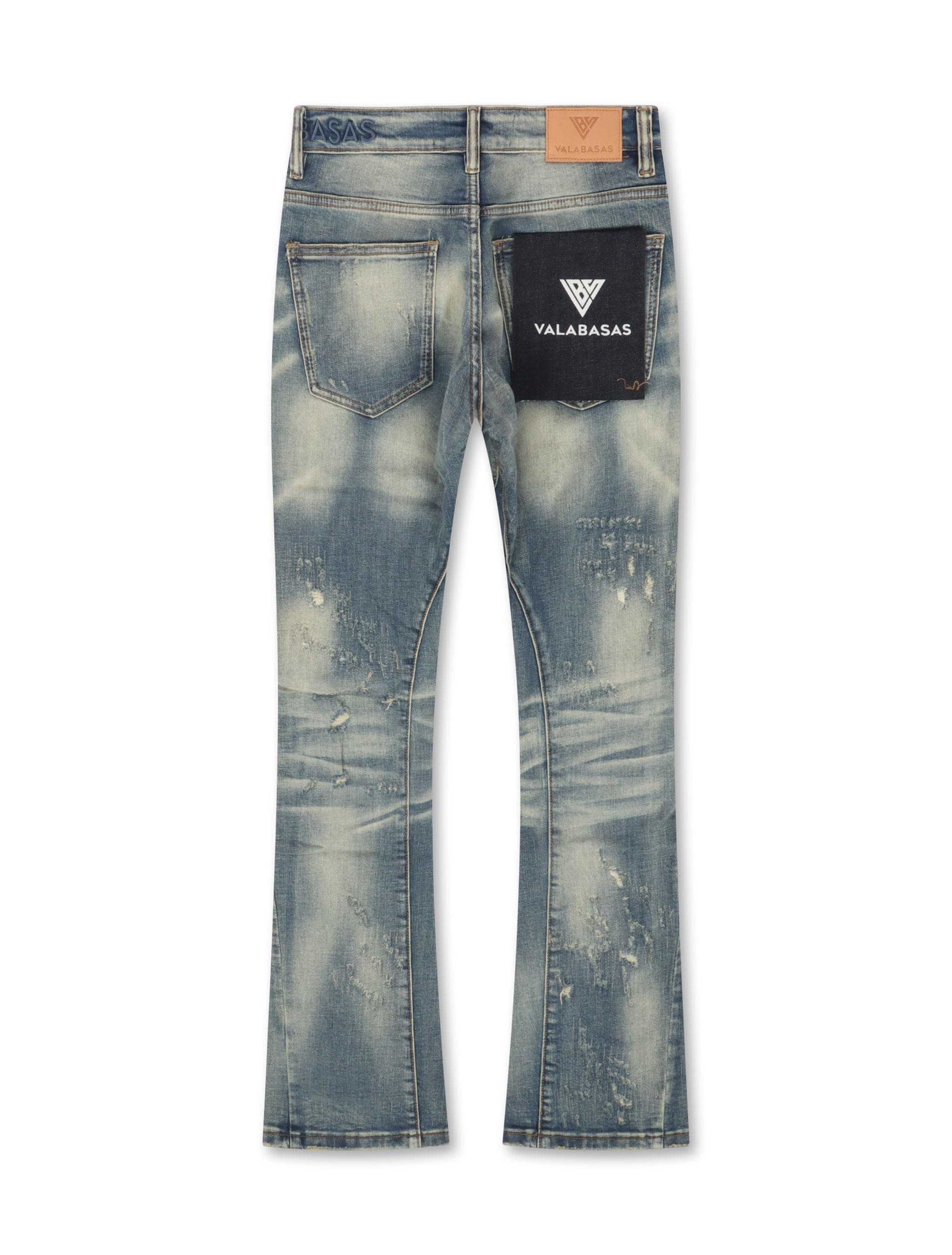 Valabasas Hibet Stacked Jeans - Vintage Blue