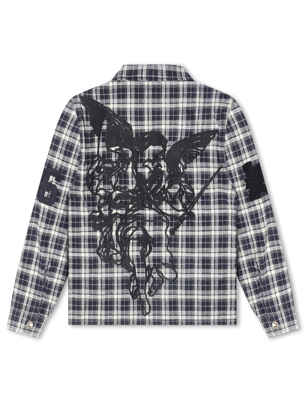 Revenge Valkyrie Embroidered Flannel - Navy