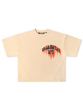 Valabasas NO.5 Boxy Oversized Tee - Beige