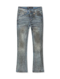 Valabasas Astonish Stacked Jeans - Dirty Blue