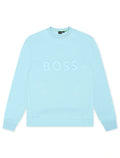 Boss Green Salbo Crewneck - Light Blue