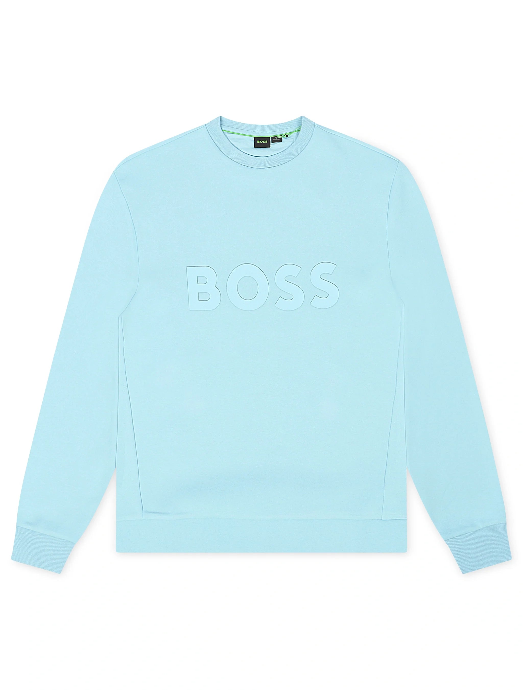 Boss Green Salbo Crewneck - Light Blue