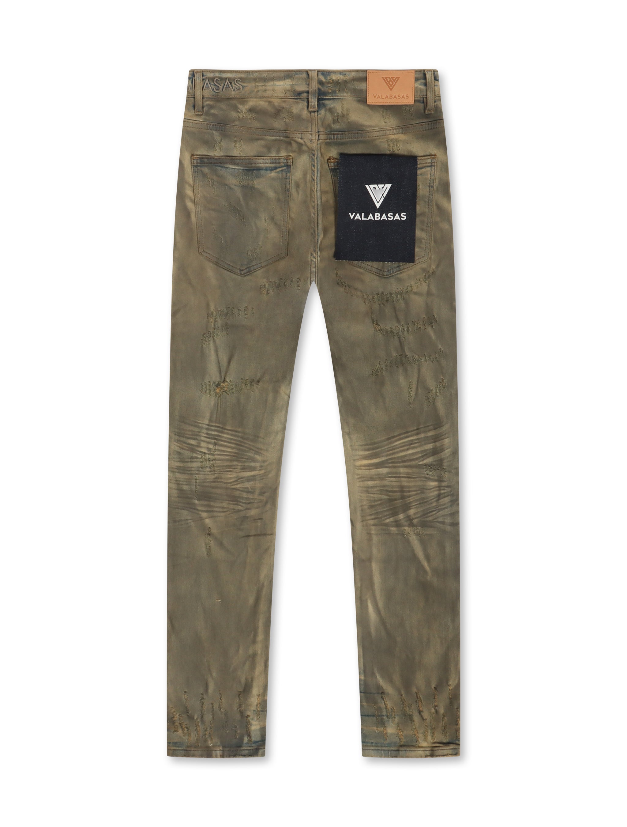 Valabasas Retro Straight Jeans - Dirty Vintage Wash