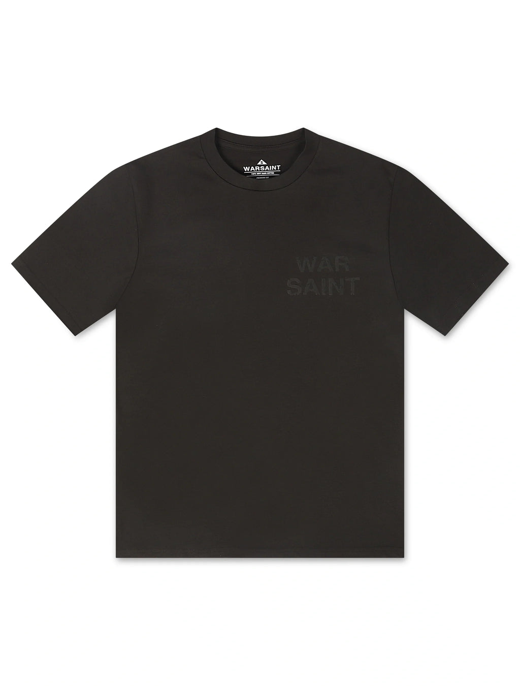 Warsaint LA Script Tee - Charcoal/Black