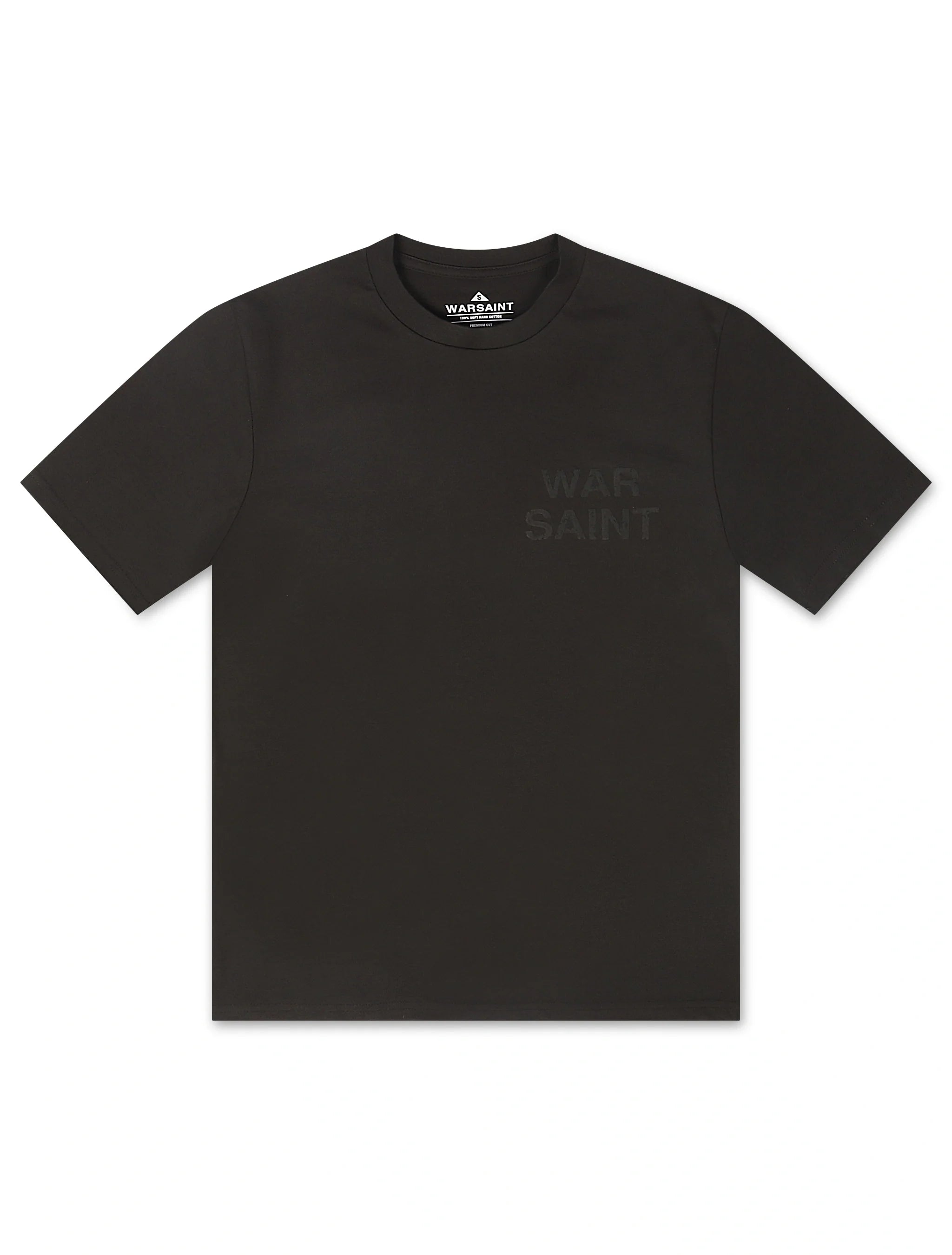Warsaint LA Script Tee - Charcoal/Black
