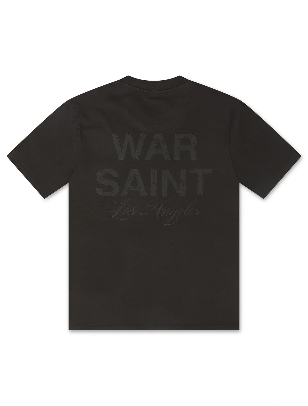 Warsaint LA Script Tee - Charcoal/Black