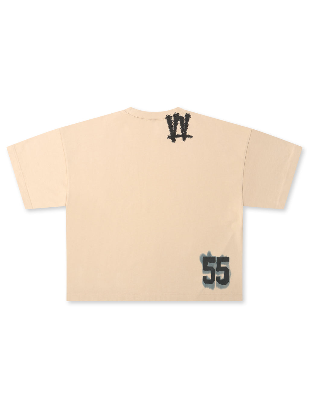 Valabasas NO.5 Boxy Oversized Tee - Beige