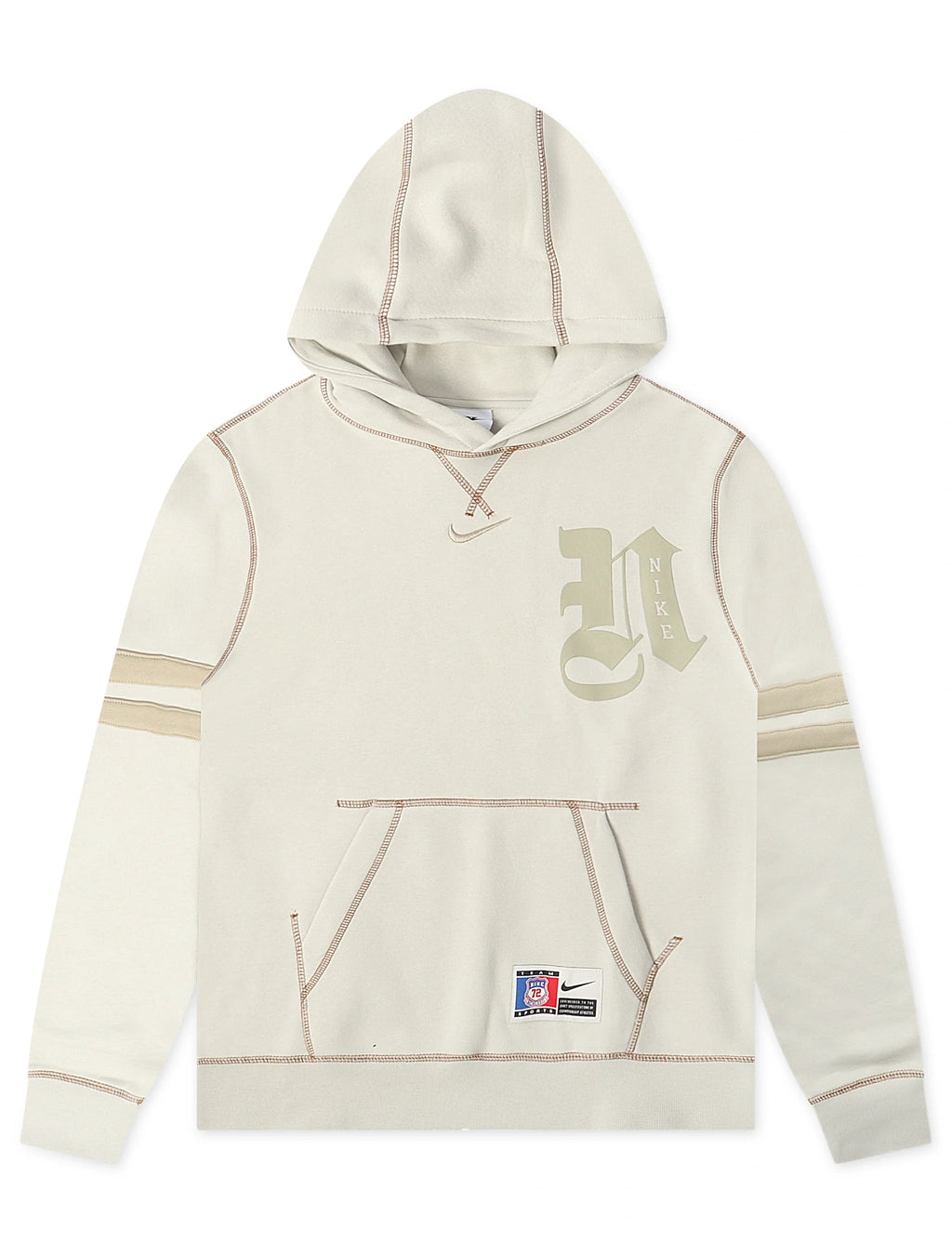 Nike Mens Nike Club Next Up Hoodie - Light Bone