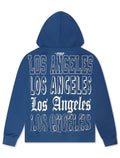 Pro Standard Dodgers Stacked Los Angeles Hoodie - Dark Blue