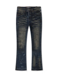 Valabasas Bricks Stacked Denim - Dirty Blue