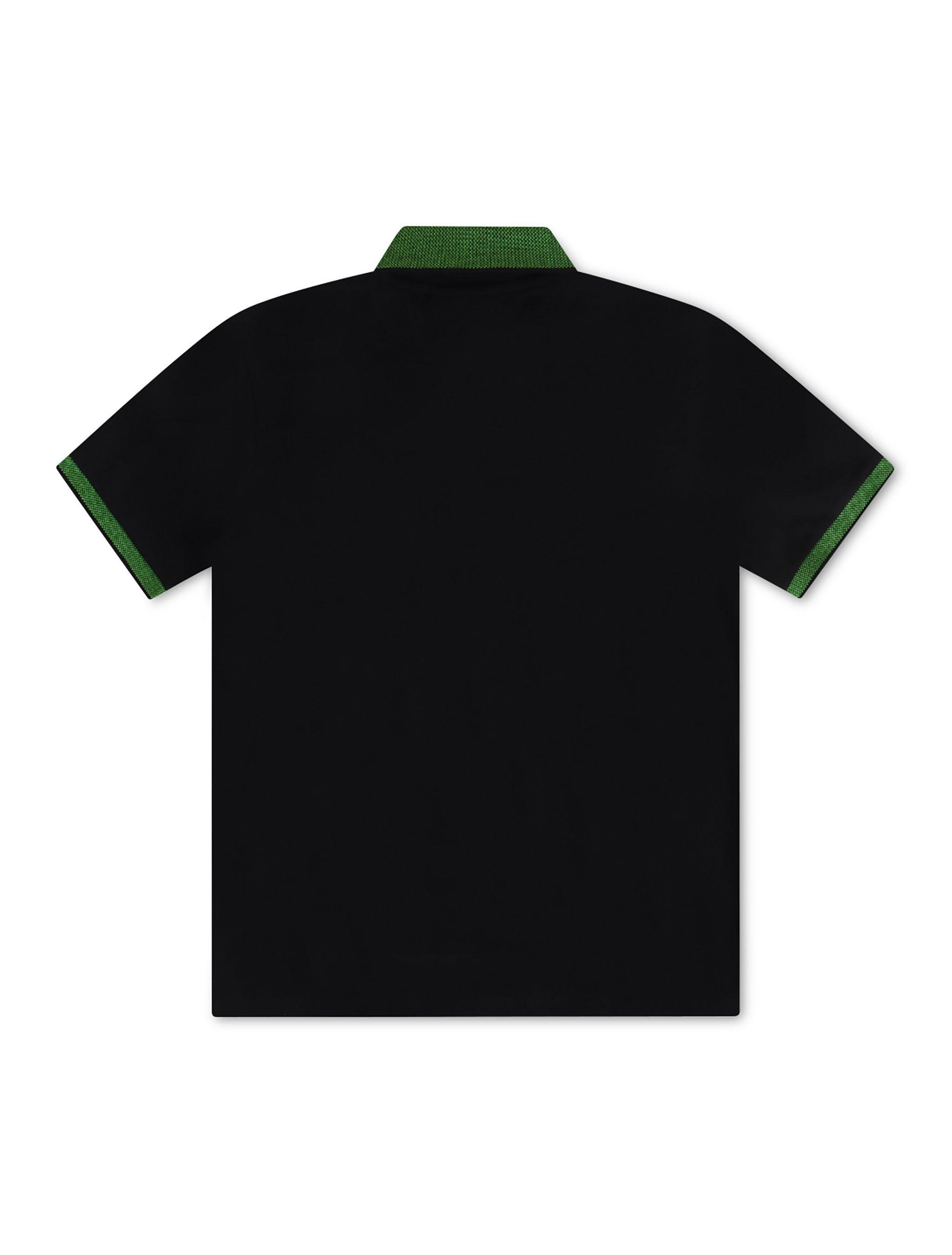 Psycho Bunny Montebello Pique Polo - Black