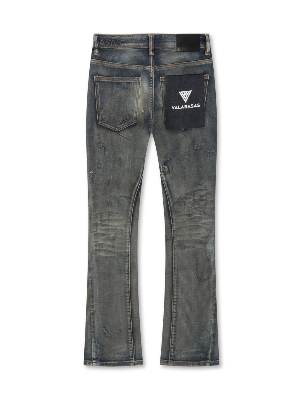 Valabasas Bald Stacked Jeans - Vintage Blue