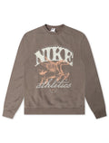 Nike Mens Sportswear Club Fleece Crewneck - Cave Stone