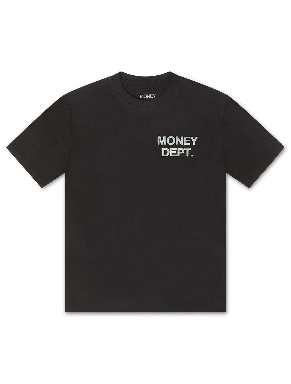 Money Dept. Los Angeles Puff Print Tee - Black/Gray