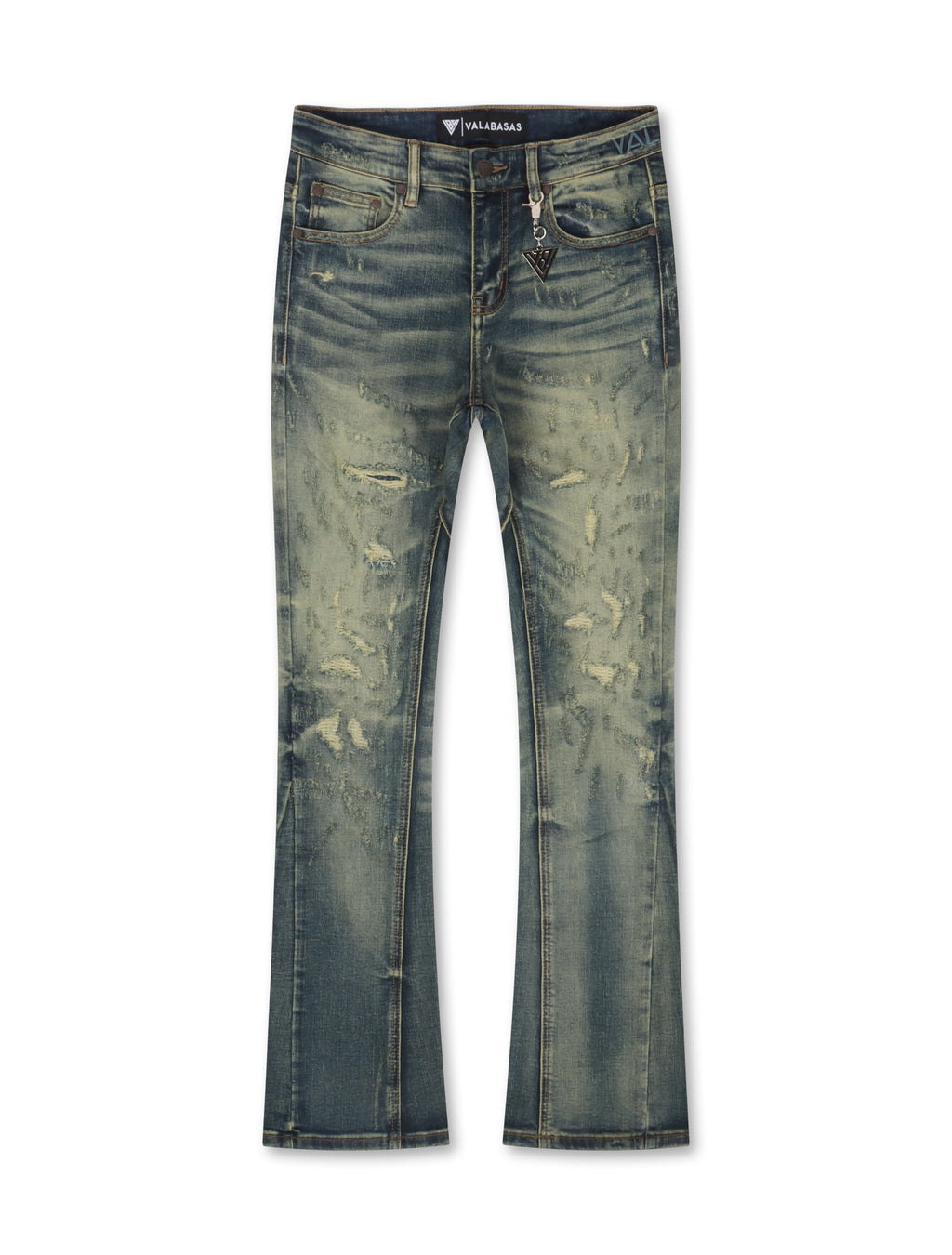Valabasas Vin Stacked Jeans - Dark Vintage Blue