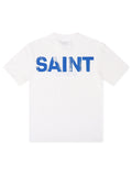 Warsaint Sunfaded Tee - White/Blue