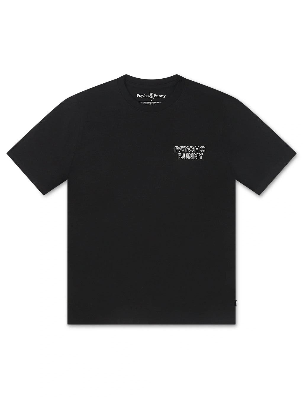 Psycho Bunny Sydney Back Graphic Tee - Black
