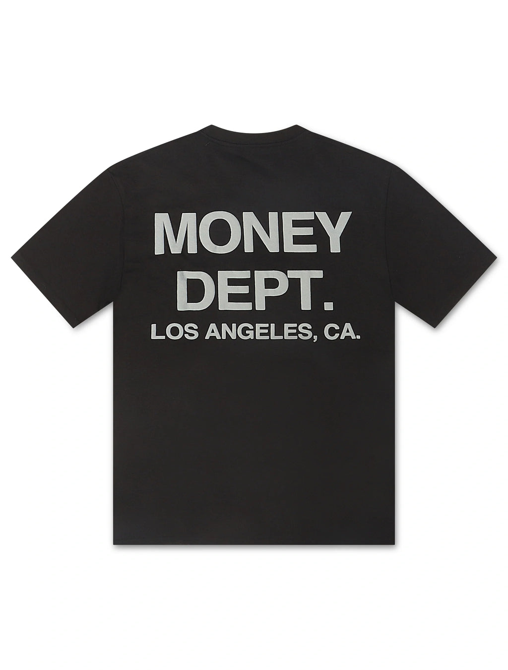 Money Dept. Los Angeles Puff Print Tee - Black/Gray