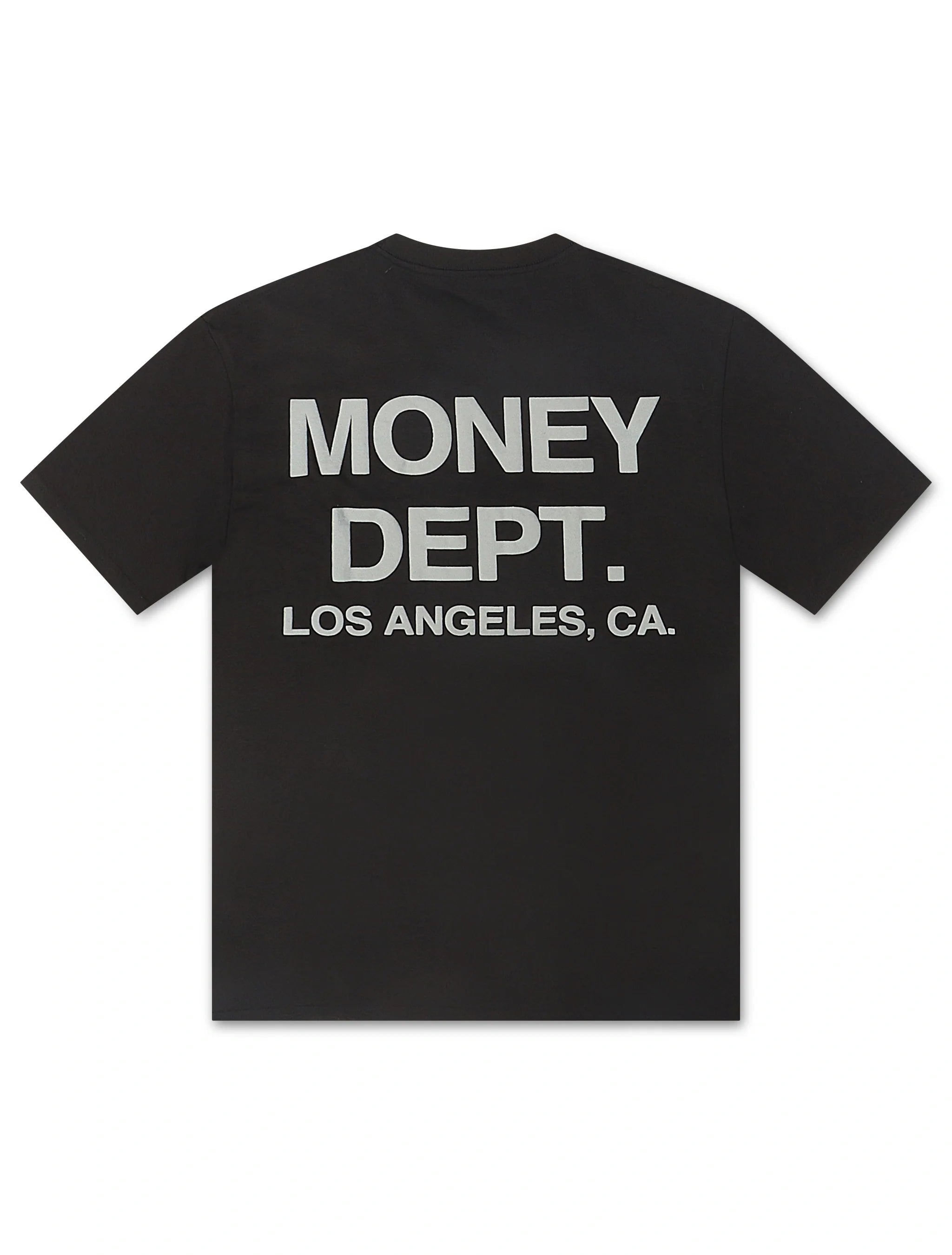 Money Dept. Los Angeles Puff Print Tee - Black/Gray