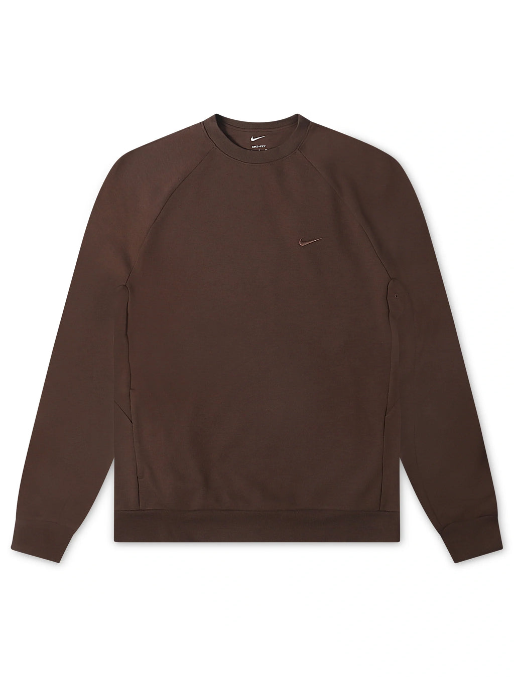 Nike Mens Primary Fleece Long Sleeve - Baroque Brown