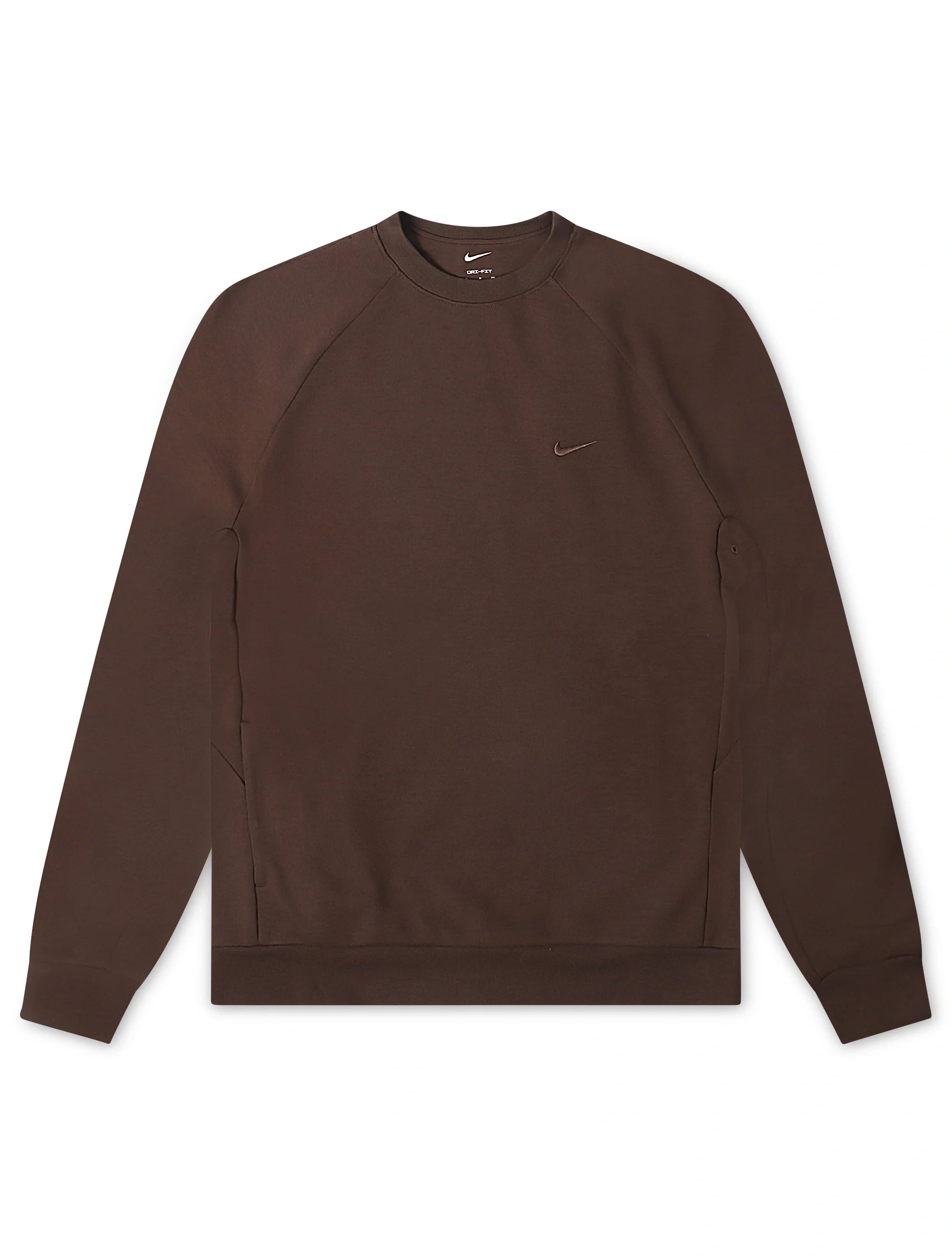 Nike Mens Primary Fleece Long Sleeve - Baroque Brown