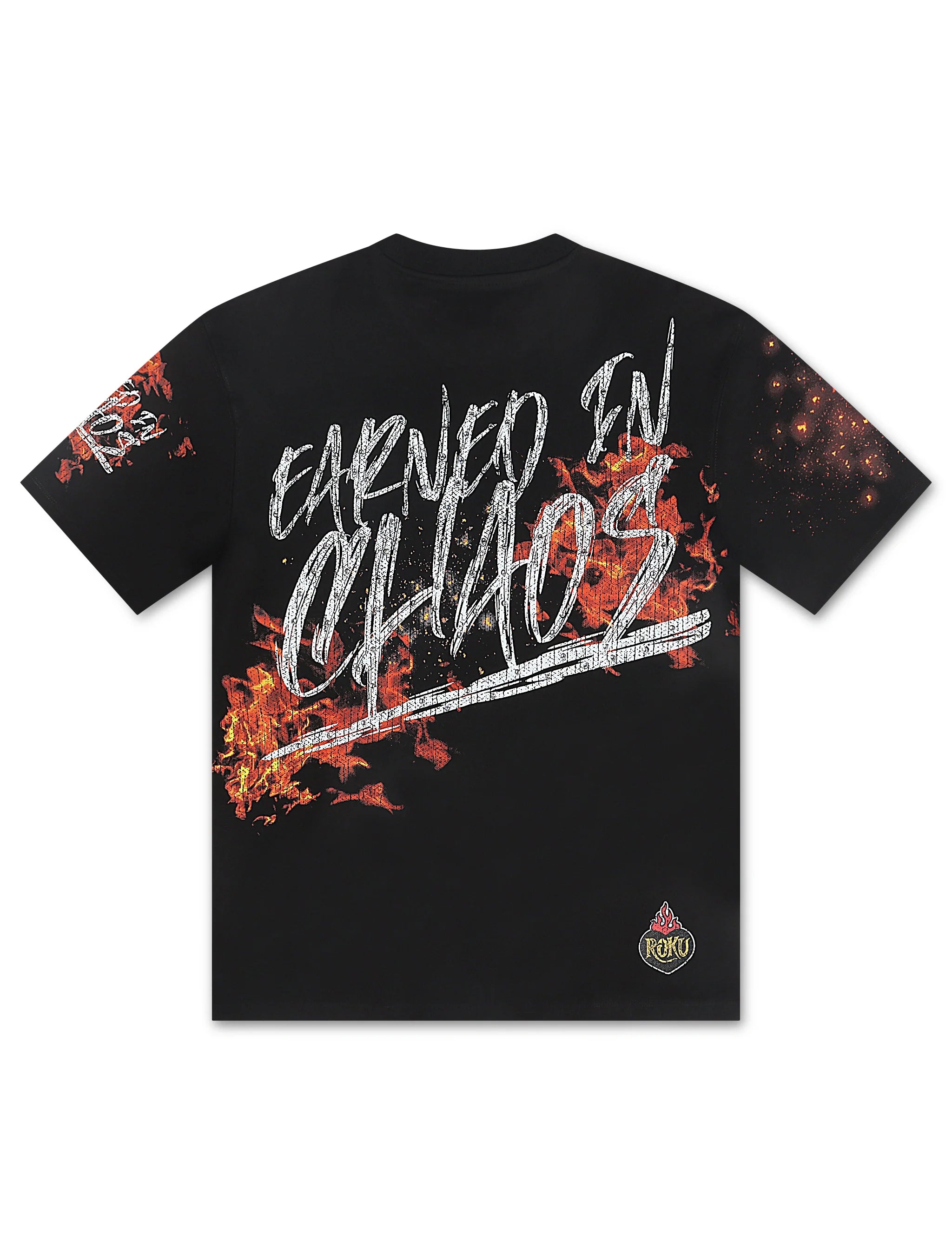 Roku Studio Earned in Chaos Boxy Tee - Black