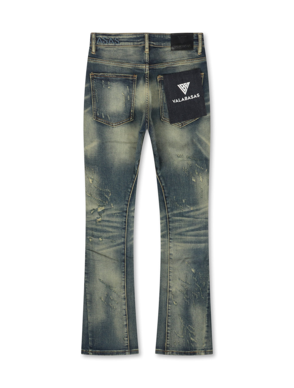Valabasas Vin Stacked Jeans - Dark Vintage Blue