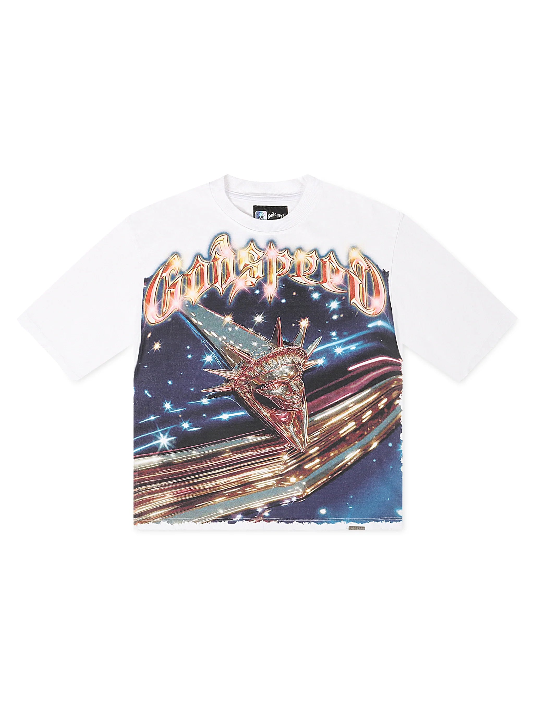 Godspeed Liberty Cruiser Boxy Tee - White