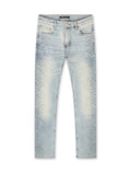 Embellish Frost Denim Slim Jeans - Blue
