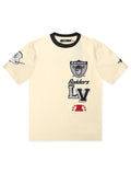 Pro Standard Raiders Retro Cascade Tee - Eggshell