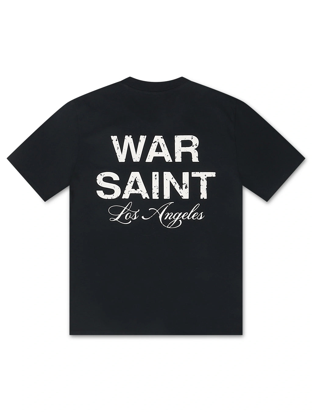 Warsaint LA Script Tee - Navy/White