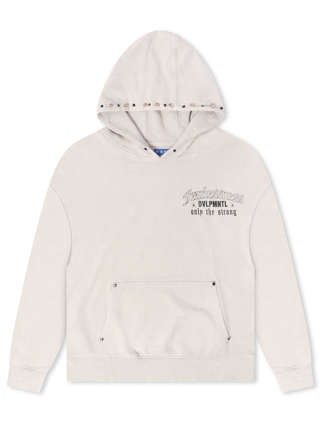 Rebel Denim Fearlessness Hoodie - Grey
