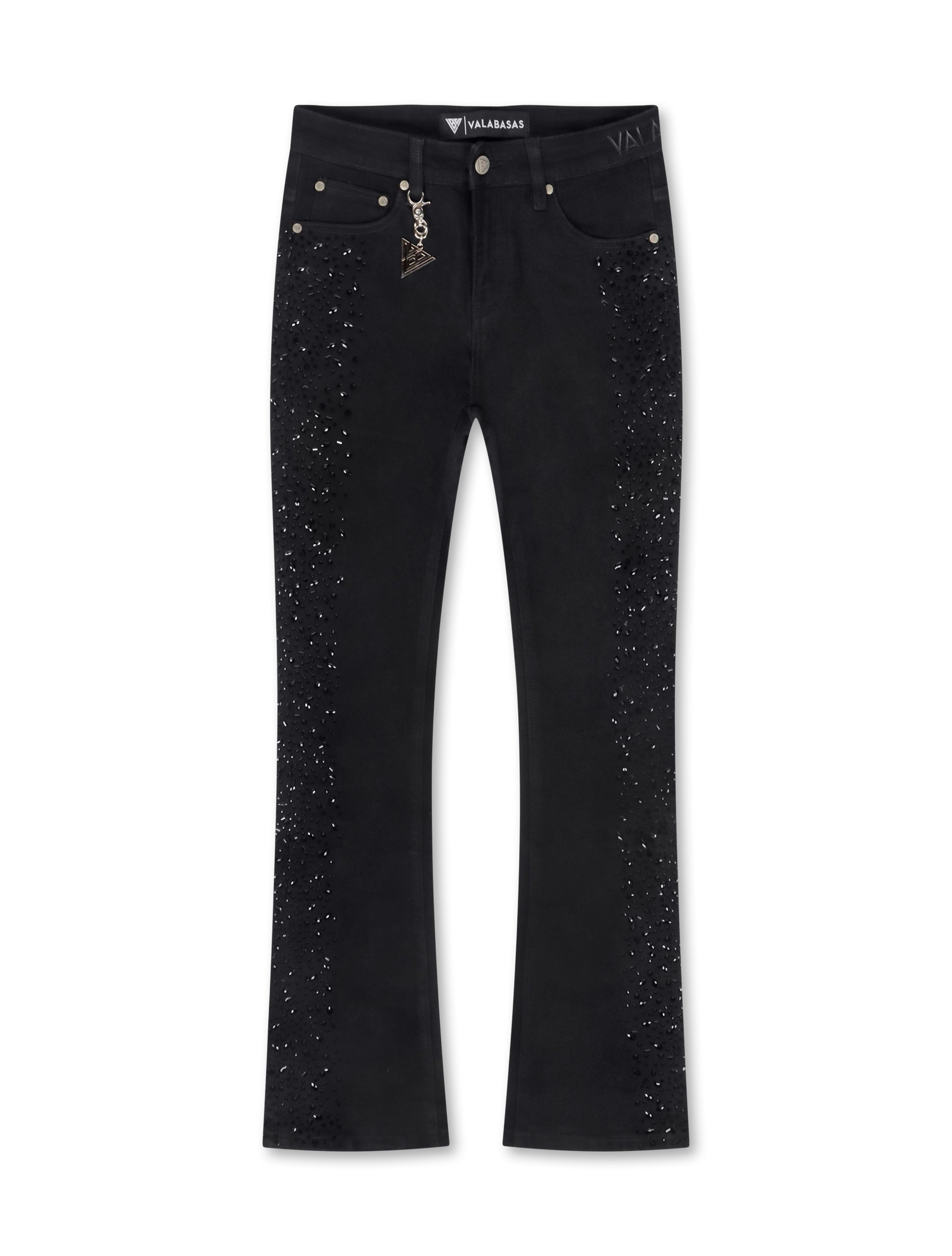 Valabasas Shock Stacked Jeans - Jet Black