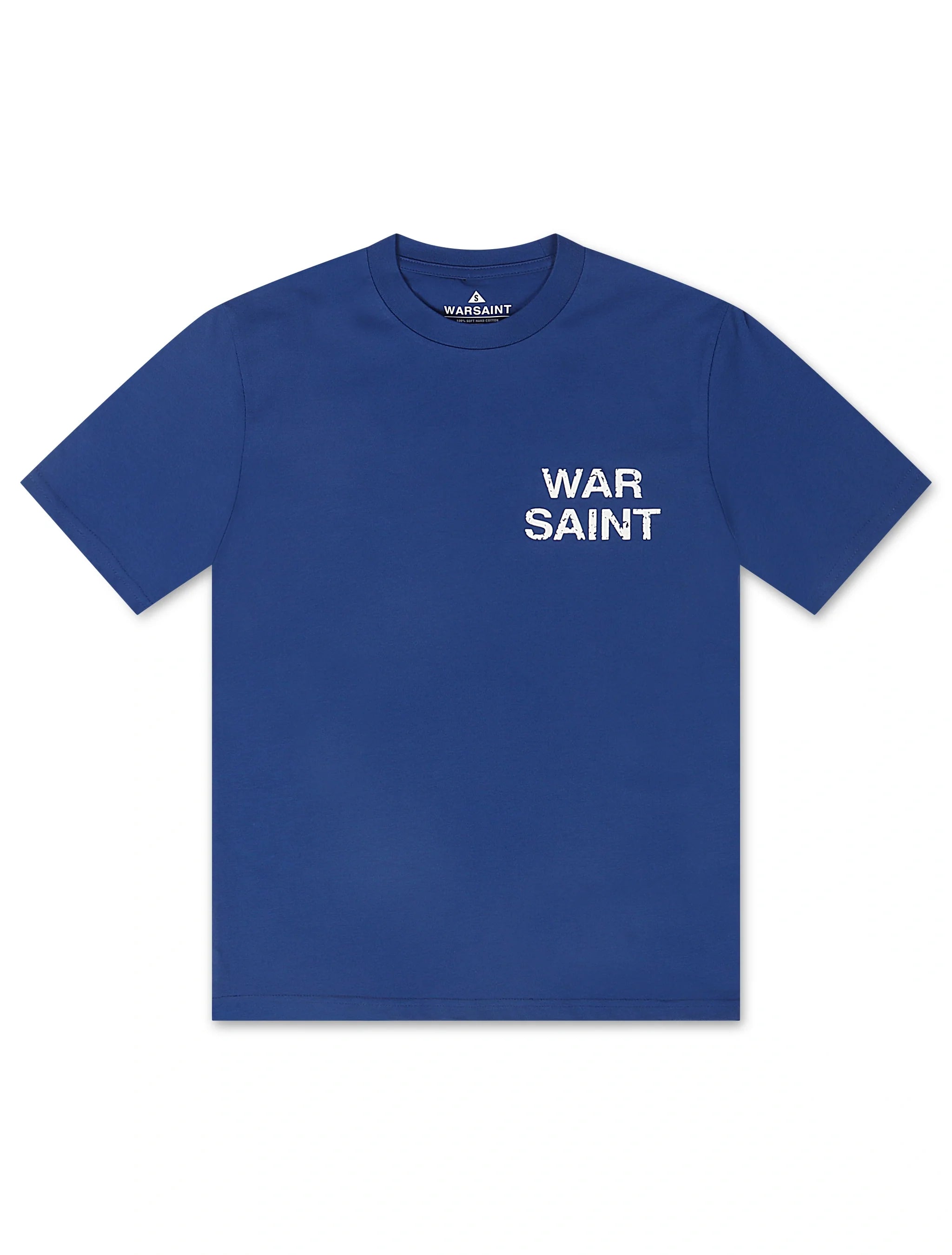 Warsaint LA Script Tee - Blue/White