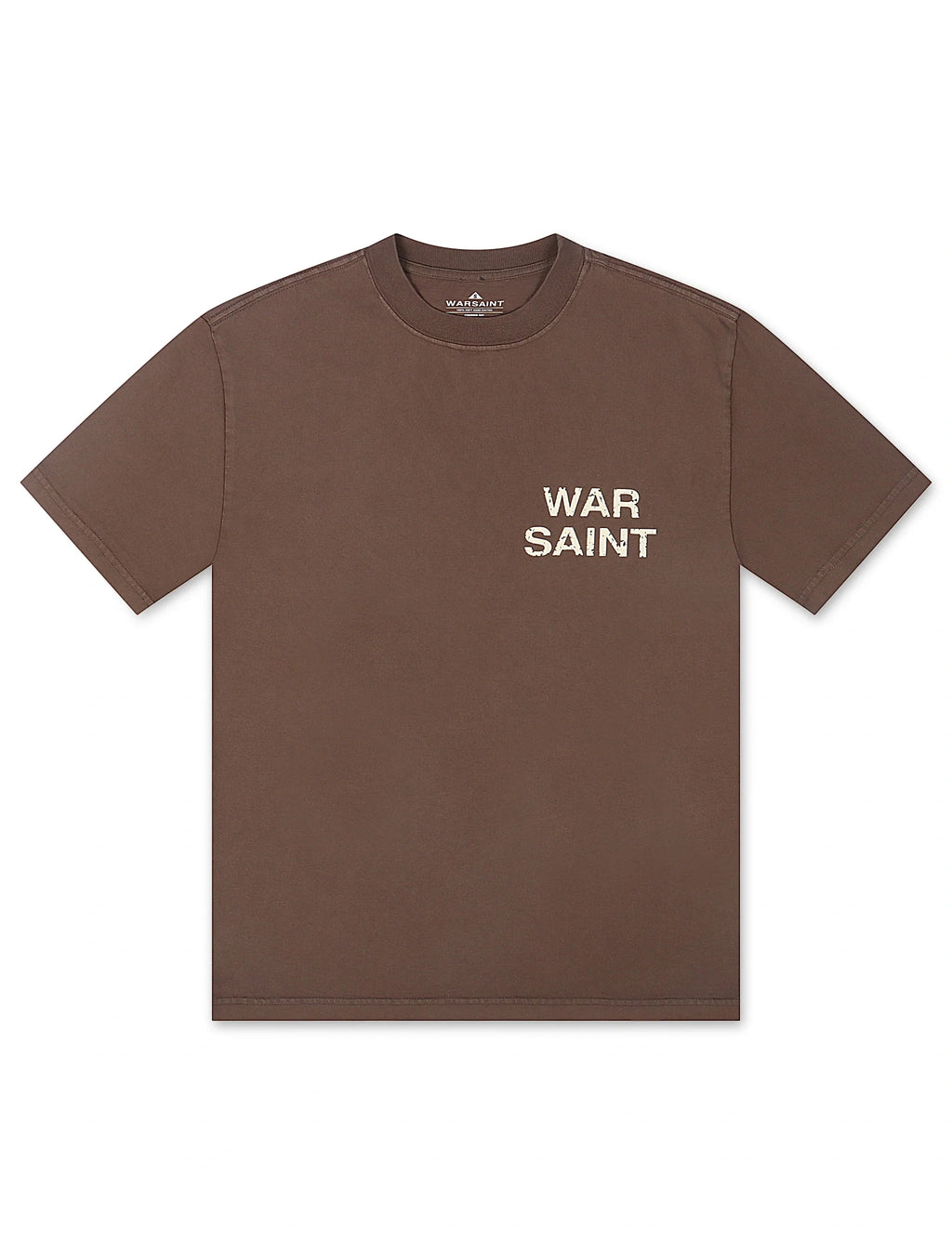 Warsaint LA Script Tee - Walnut/Cream